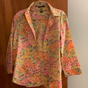 🌺Ralph Lauren 100% Cotton Shirt 👚 Multi Color XL